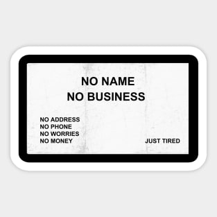 No Name Sticker